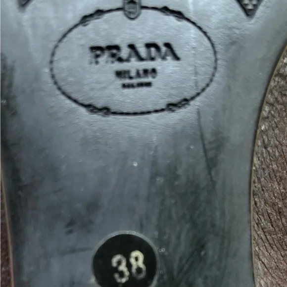 Prada Brown Leather Ankle Boots. Size 38 US 8 - Picture 12 of 12